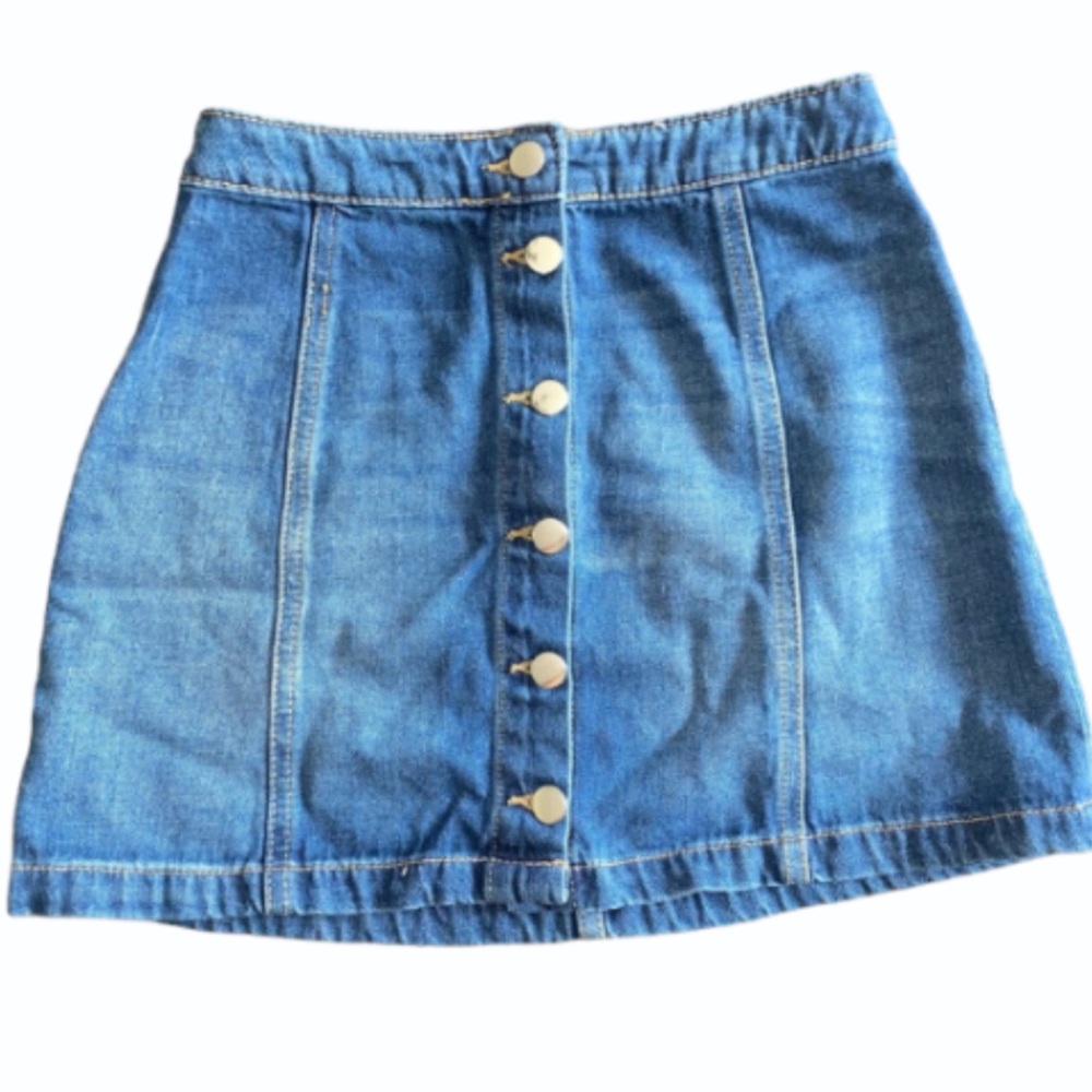 Denim Mini Skirt